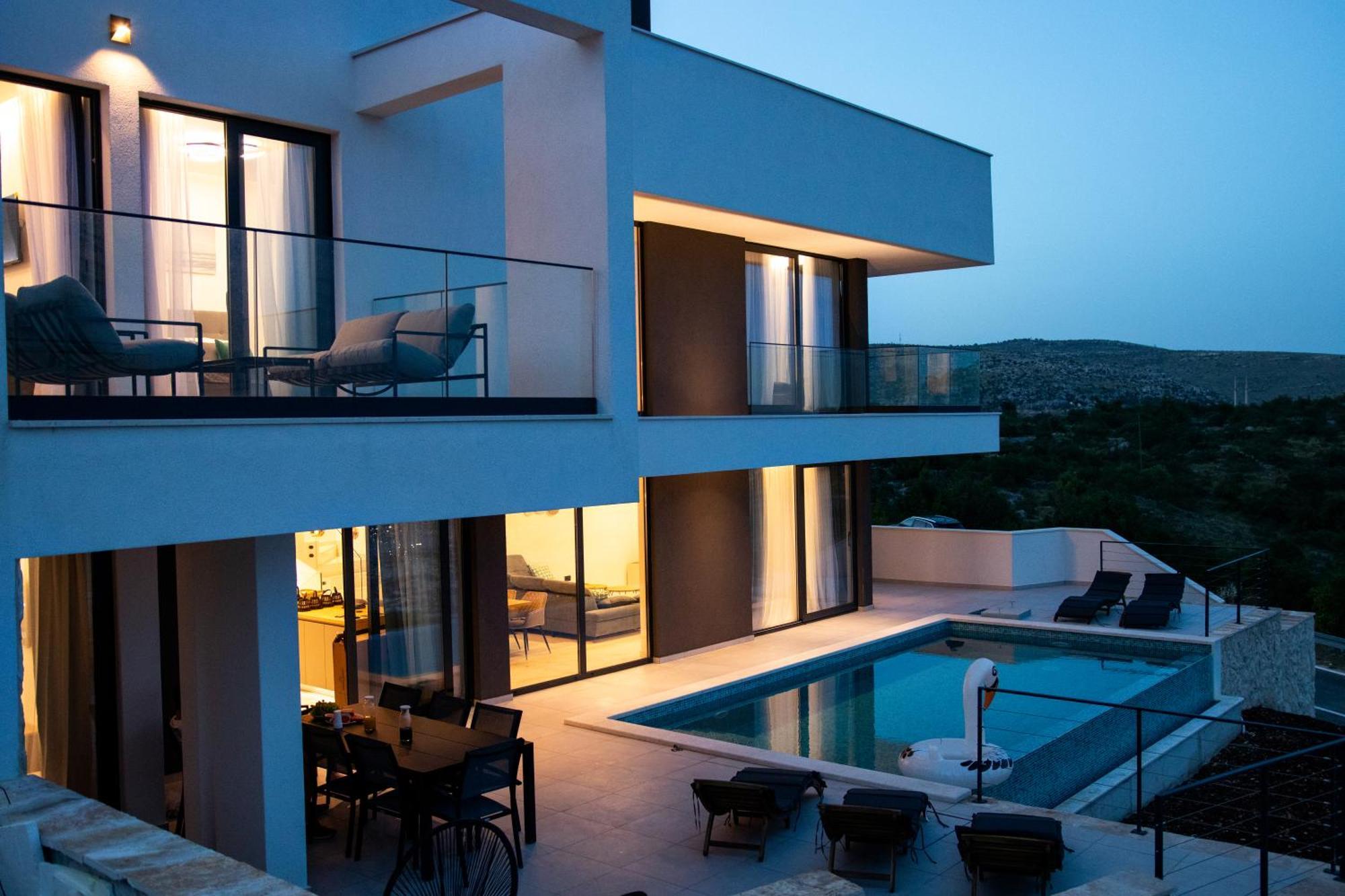Villa Blue Horizon Donji Seget Zewnętrze zdjęcie